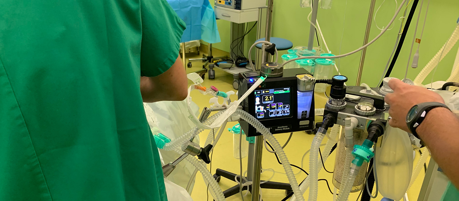 MADM™ optimized anesthesia delivery in field hospital