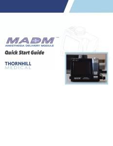 MADM Quick start guide cover MADM Quick start guide cover