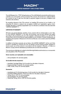 MADM Warranty Cover MADM Warranty Cover